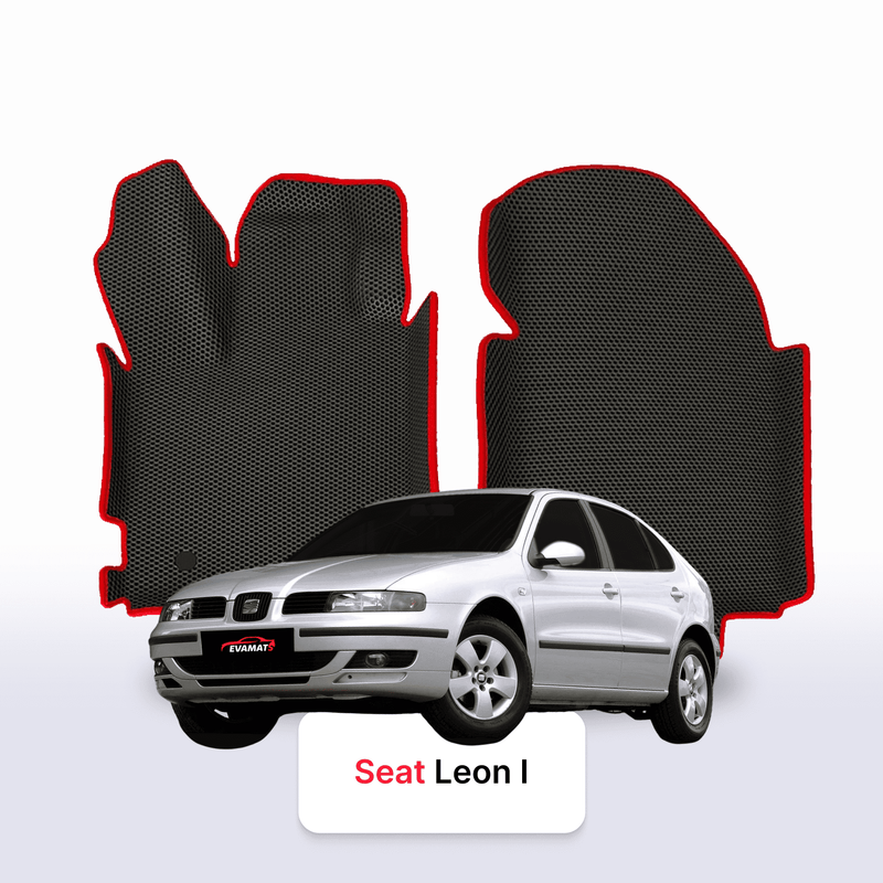 Fußmatten EVA für SEAT Leon 1 gen 1999-2006 jahr SCHÄGHECK 5 türer