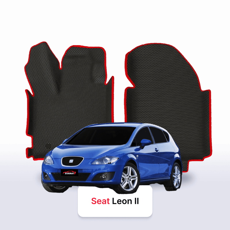 Fußmatten EVA für SEAT Leon 2 gen 2005-2012 jahr SCHÄGHECK 5 türer