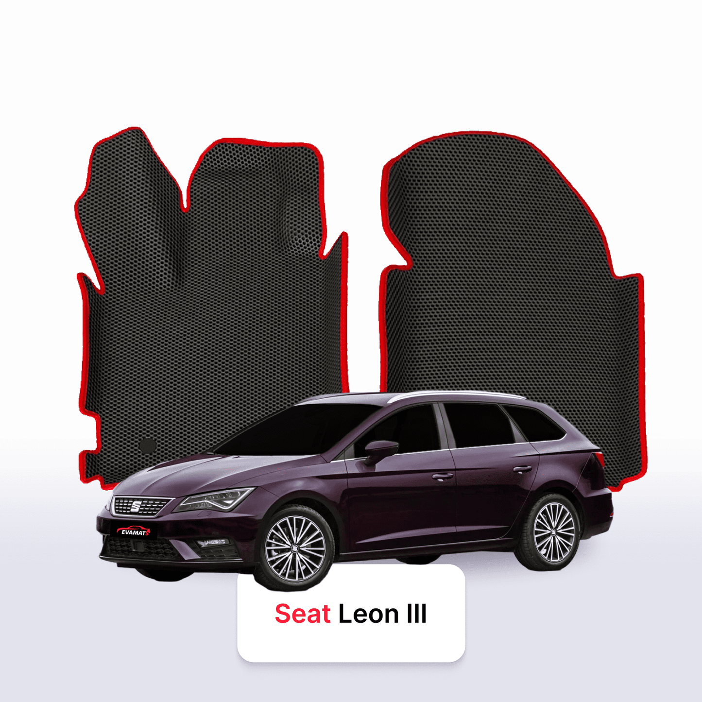 Fußmatten EVA für SEAT Leon 3 gen 2012-2020 jahr KOMBI