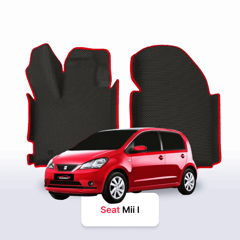 Fußmatten EVA für SEAT Mii 1 gen 2011-2019 jahr SCHÄGHECK 5 türer