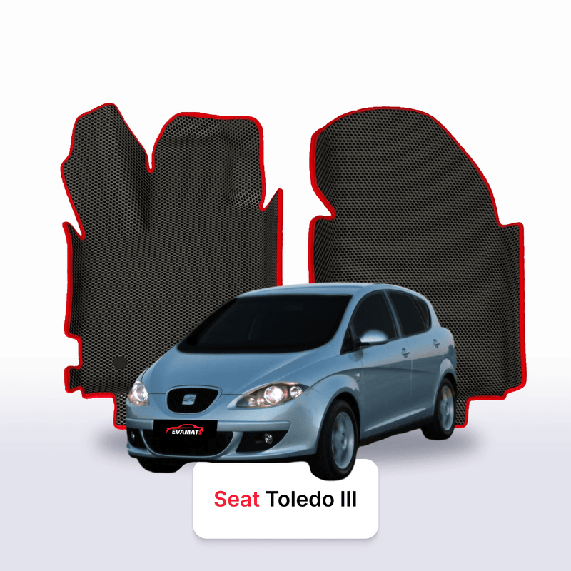 Fußmatten EVA für SEAT Toledo 3 gen 2004-2009 jahr SCHÄGHECK 5 türer