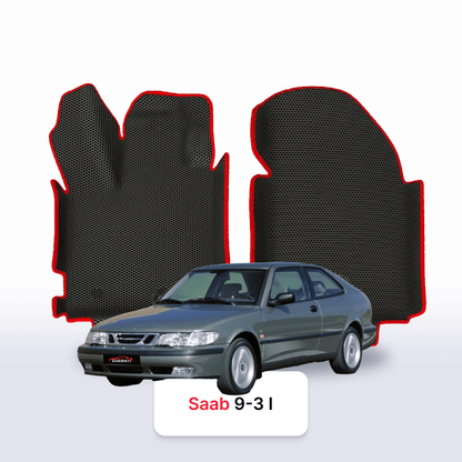 Fußmatten EVA für Saab 9-3 1 gen 1998-2003 jahr SCHÄGHECK 3 türer