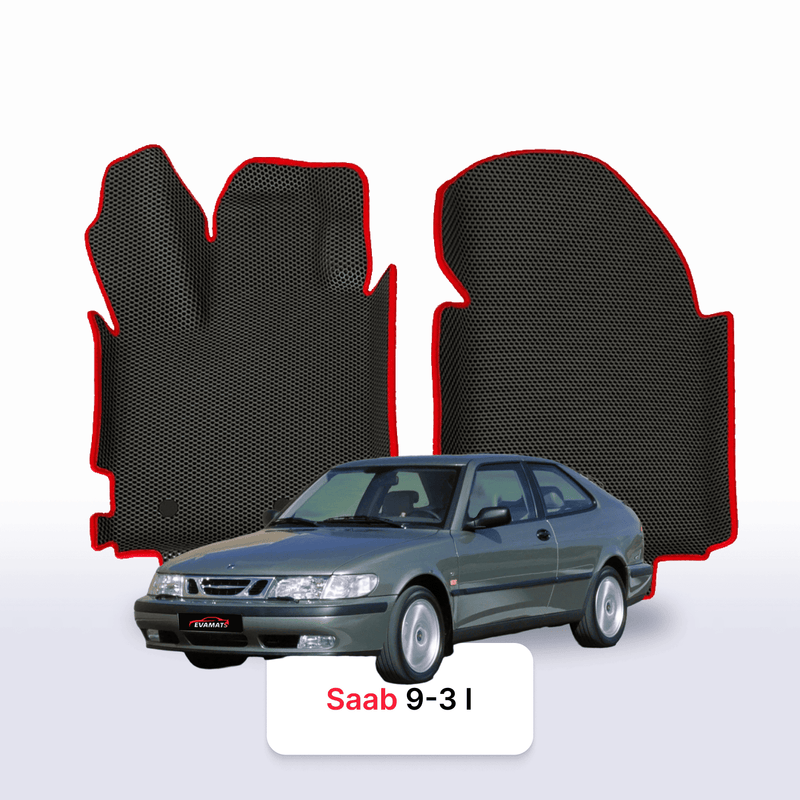 Fußmatten EVA für Saab 9-3 1 gen 1998-2003 jahr SCHÄGHECK 3 türer