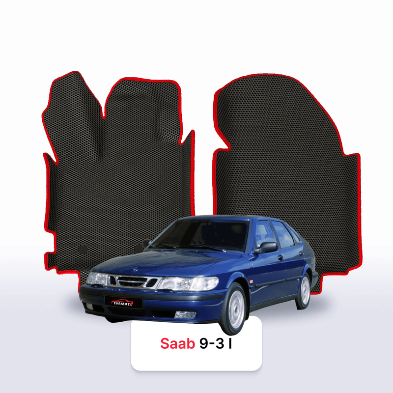 Fußmatten EVA für Saab 9-3 1 gen 1998-2003 jahr SCHÄGHECK 5 türer