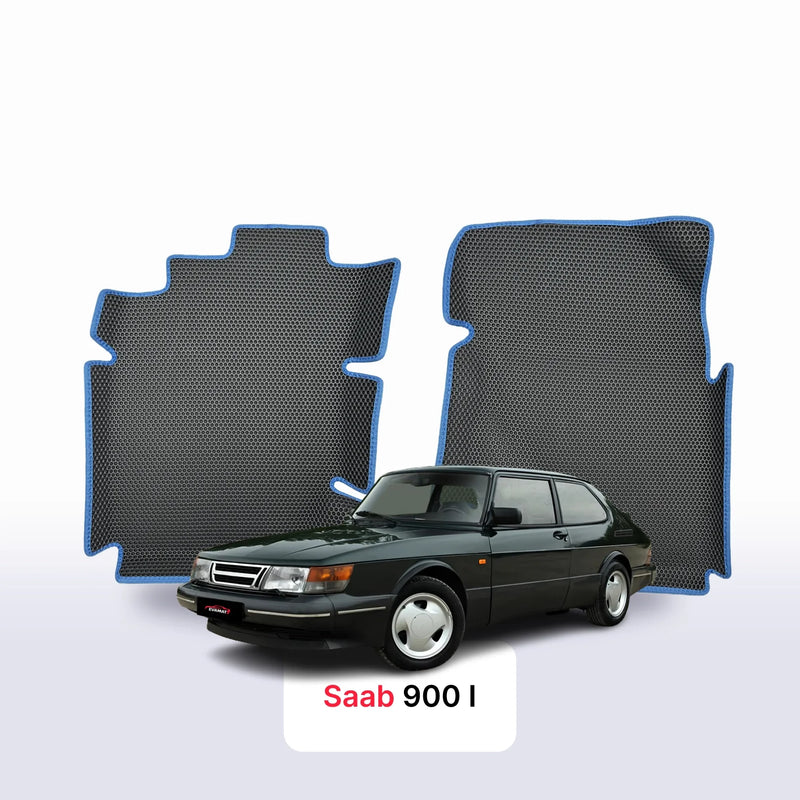Fußmatten EVA für Saab 900 1 gen 1978-1993 jahr SCHÄGHECK 3 türer