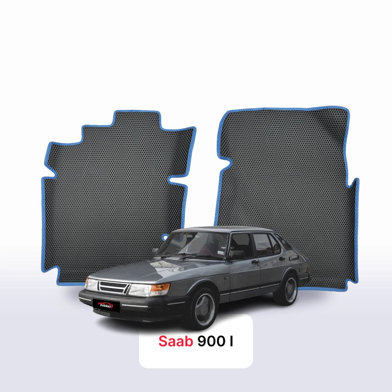 Fußmatten EVA für Saab 900 1 gen 1978-1993 jahr SCHÄGHECK 5 türer