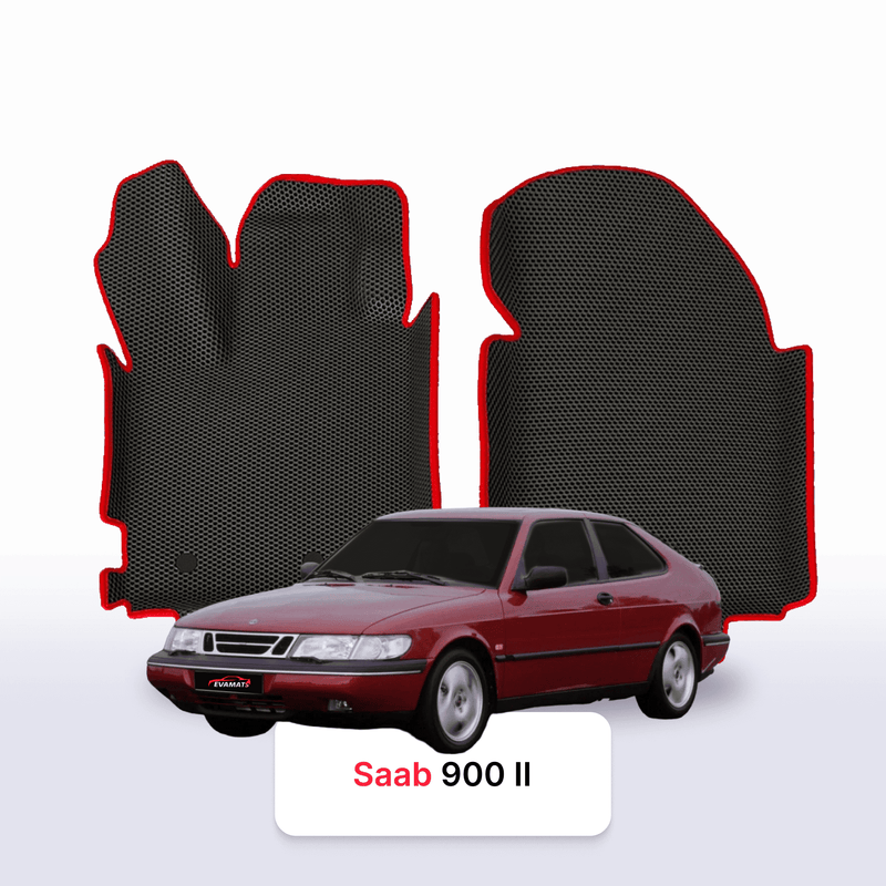 Fußmatten EVA für Saab 900 2 gen 1993-1998 jahr SCHÄGHECK 3 türer