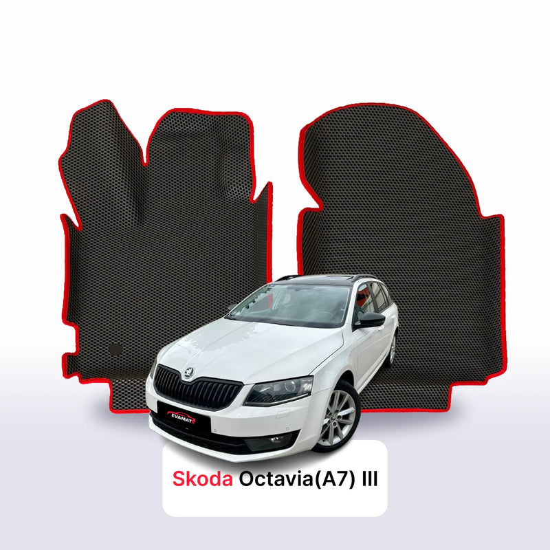 Fußmatten EVA für Skoda Octavia(A7) vor-facelift 3 gen 2013-2016 jahr KOMBI