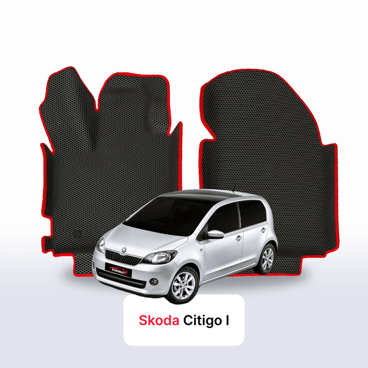 Fußmatten EVA für Skoda Citigo 1 gen 2011-2020 SCHÄGHECK 5 türer