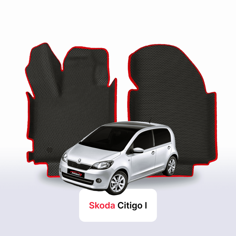 Fußmatten EVA für Skoda Citigo 1 gen 2011-2020 SCHÄGHECK 5 türer