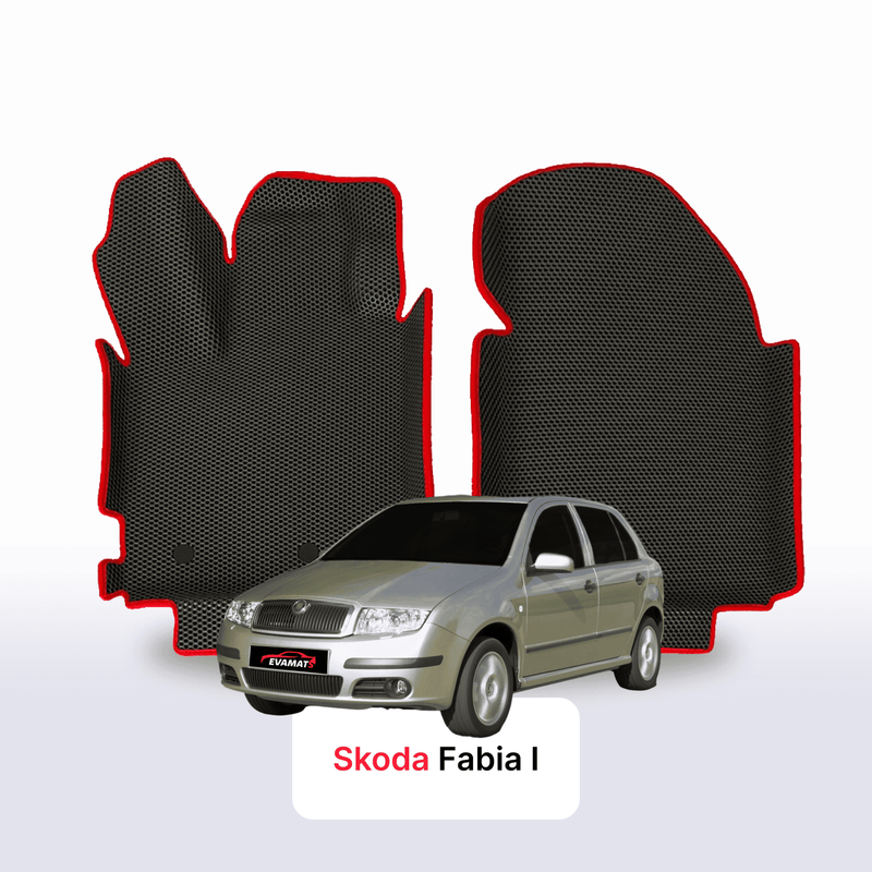 Fußmatten EVA für Skoda Fabia 1 gen 1999-2007 jahr SCHÄGHECK 5 türer