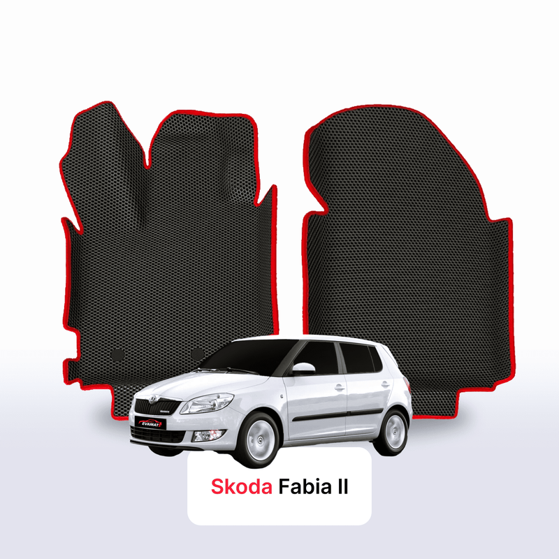 Fußmatten EVA für Skoda Fabia 2 gen 2007-2014 jahr SCHÄGHECK5 türer