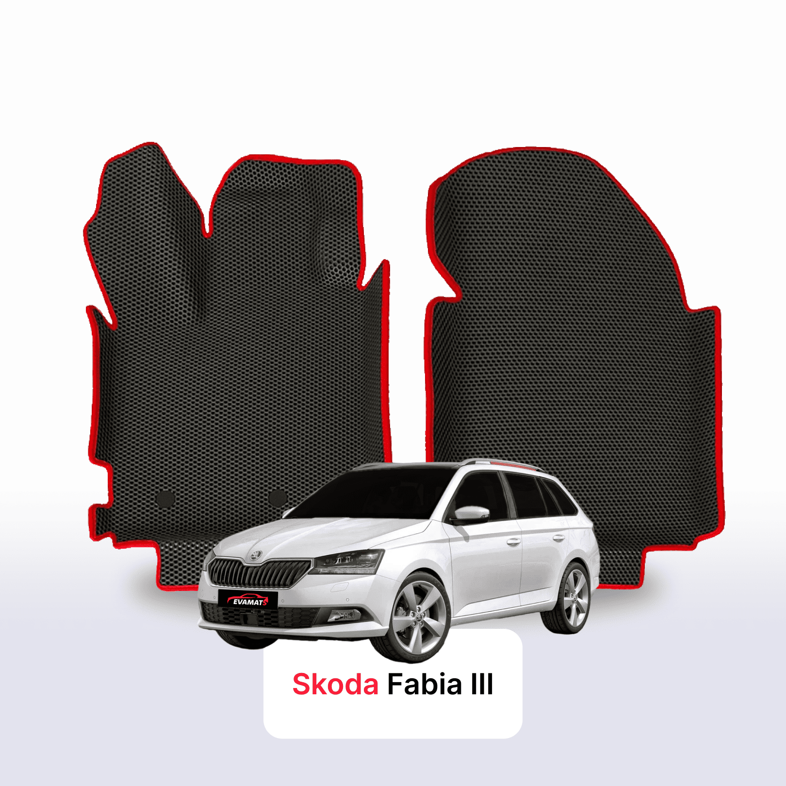 Fußmatten EVA für Skoda Fabia 3 gen 2014-2022 jahr KOMBI