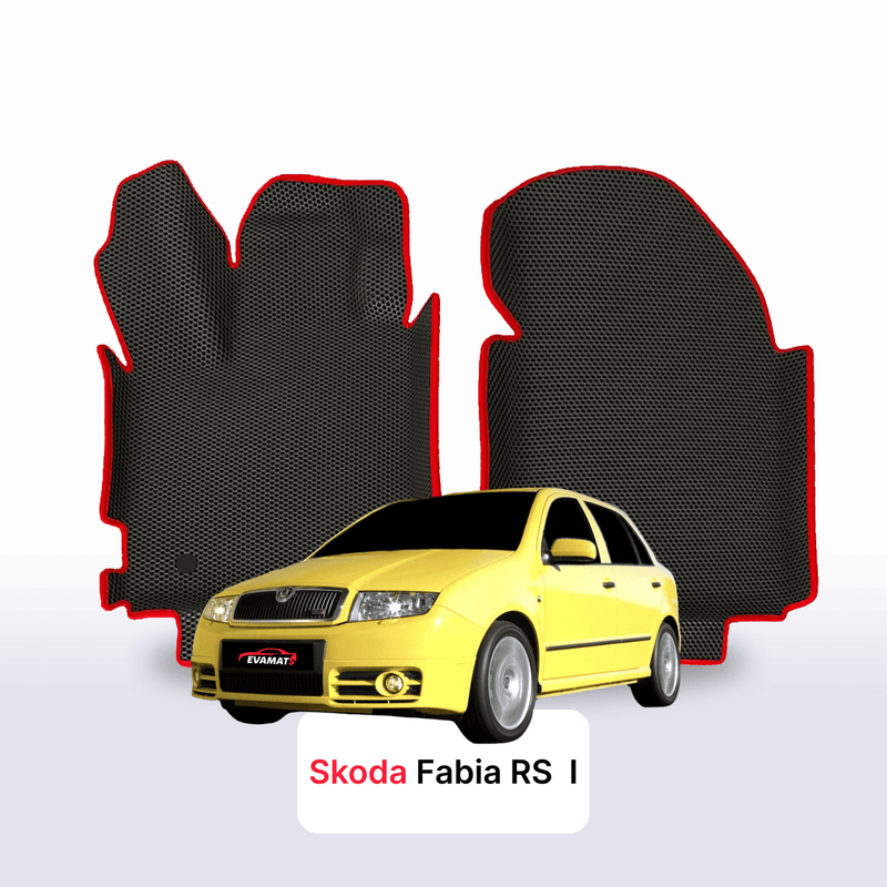 Fußmatten EVA für Skoda Fabia RS 1 gen 2003-2006 jahr SCHÄGHECK 5 türer