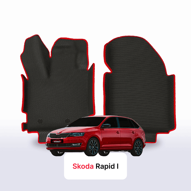 Fußmatten EVA für Skoda Rapid Spaceback 1 gen 2012-2020 jahr SCHÄGHECK 5 DRZWI