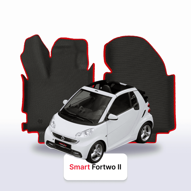 Fußmatten EVA für Smart Fortwo 2 gen 2007-2015 jahr CABRIO