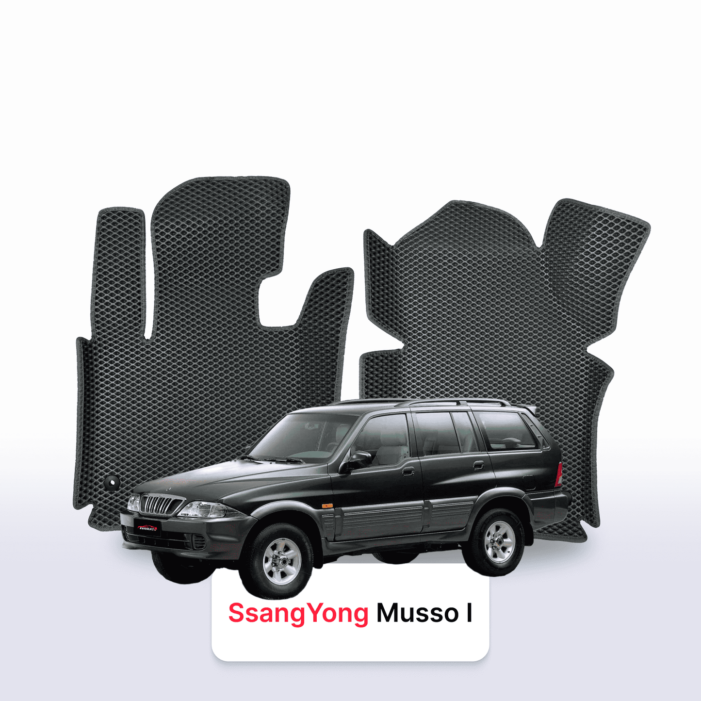 Fußmatten EVA für SsangYong Musso 1 gen 1993-2006 jahr SUV