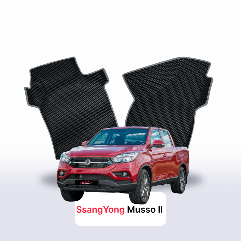 Fußmatten EVA für SsangYong Musso 2 gen 2018-2028 jahr PICK-UP doppelkabine