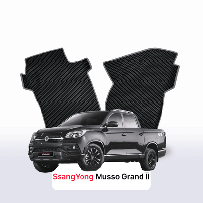 Fußmatten EVA für SsangYong Musso Grand 2 gen 2018-2027 jahr PICK-UP doppelkabine