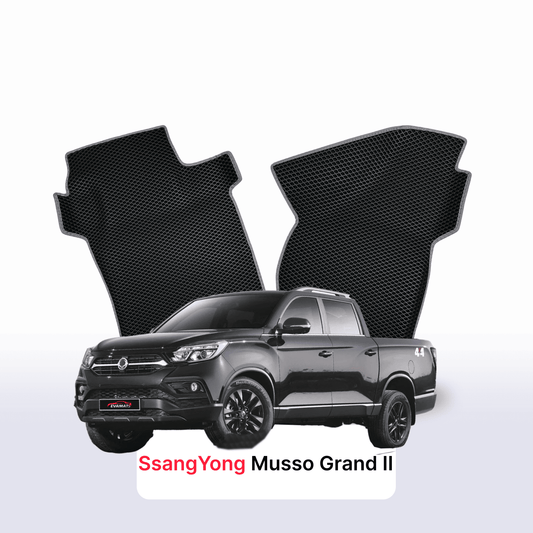 Fußmatten EVA für SsangYong Musso Grand 2 gen 2018-2027 jahr PICK-UP doppelkabine