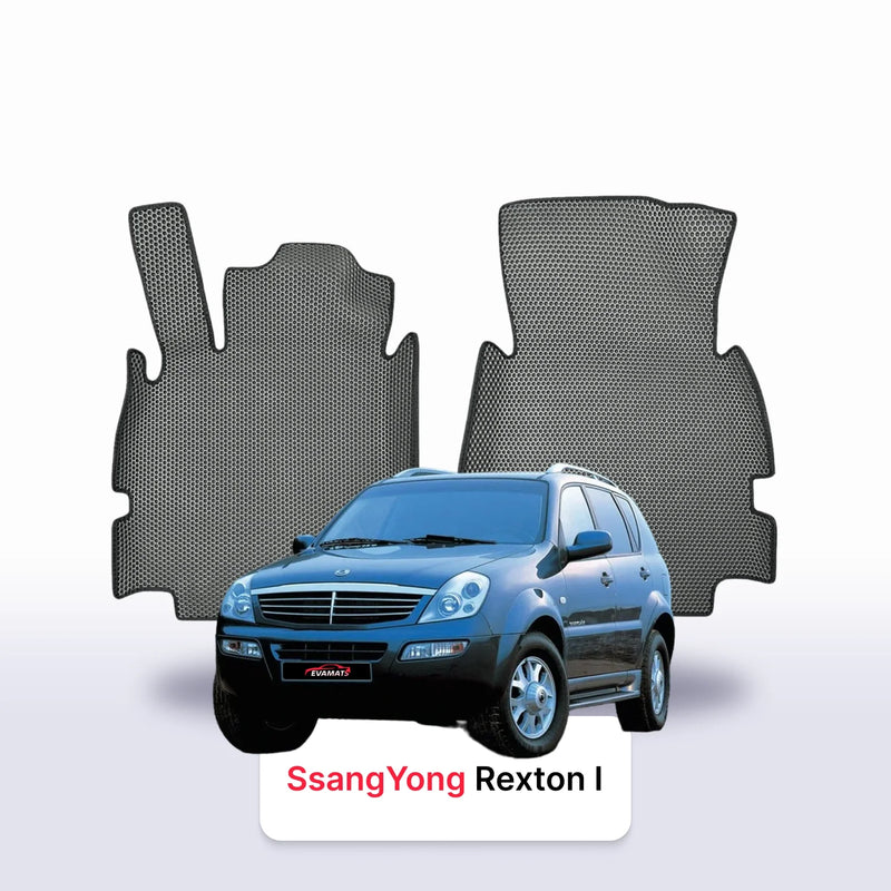 Fußmatten EVA für SsangYong Rexton 1 gen 2001-2017 jahr SUV 5 türer