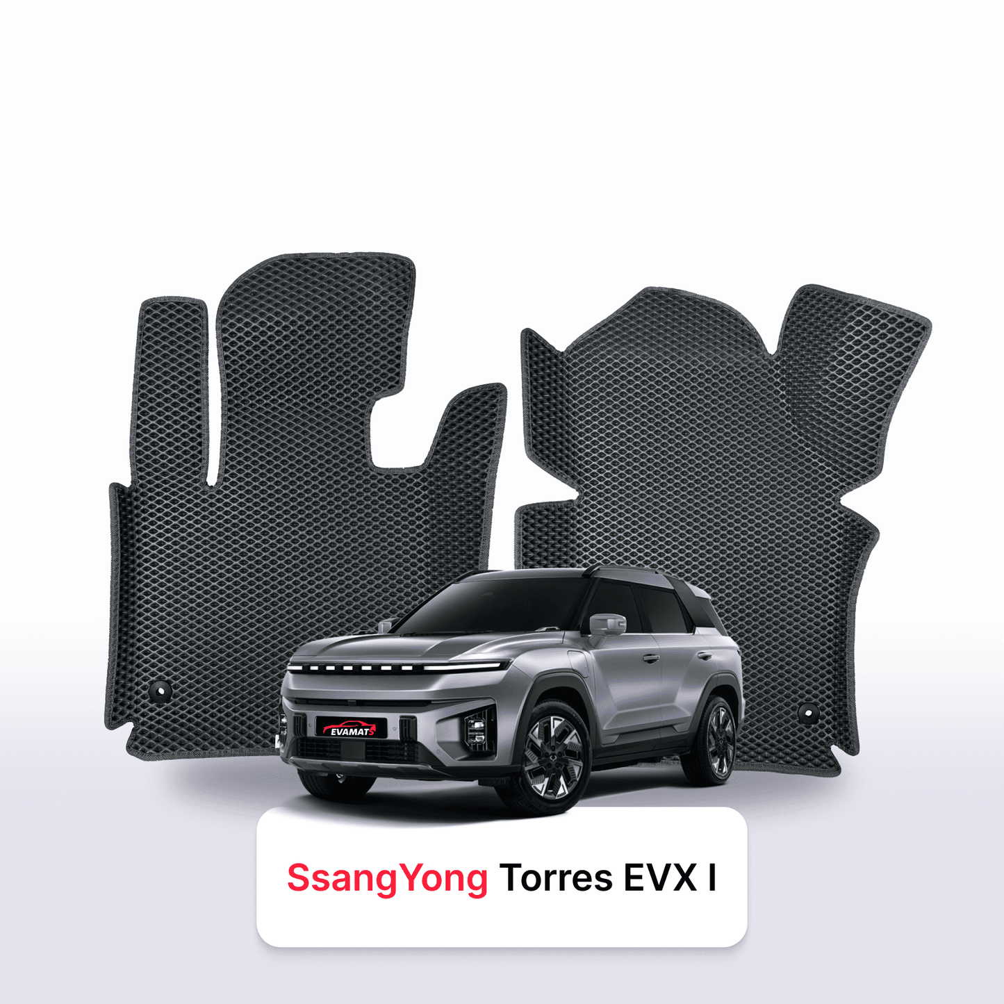 Fußmatten EVA für SsangYong Torres EVX 1 gen 2023-2028 jahr SUV