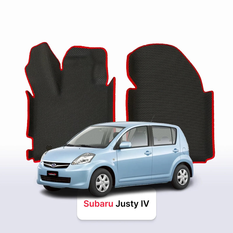 Fußmatten EVA für Subaru Justy 4 gen 2001-2008 jahr SCHÄGHECK 5 türer