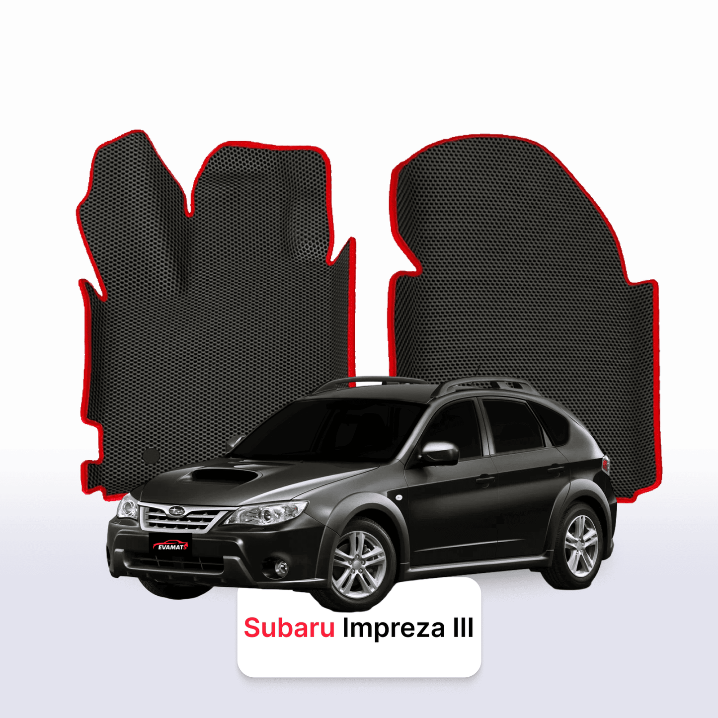 Fußmatten EVA für Subaru Impreza(XV) 3 gen 2007-2011 jahr SCHÄGHECK 5 türer