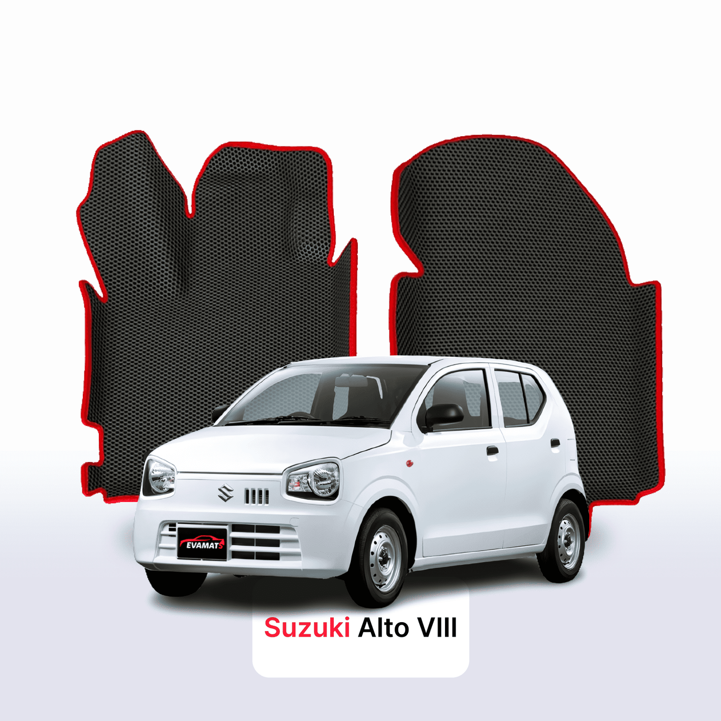 Fußmatten EVA für Suzuki Alto 8 gen 2014-2021 jahr SCHÄGHECK 5 türer