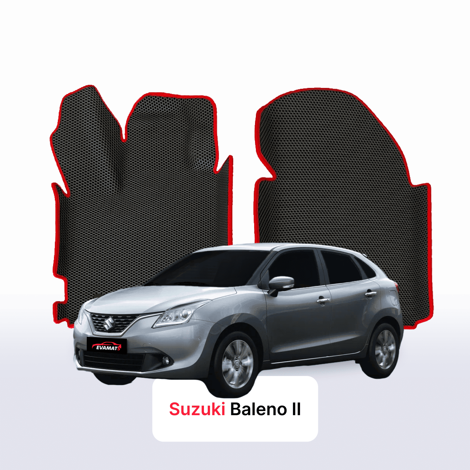 Fußmatten EVA für Suzuki Baleno 2 gen 2015-2026 jahr SCHÄGHECK 5 türer
