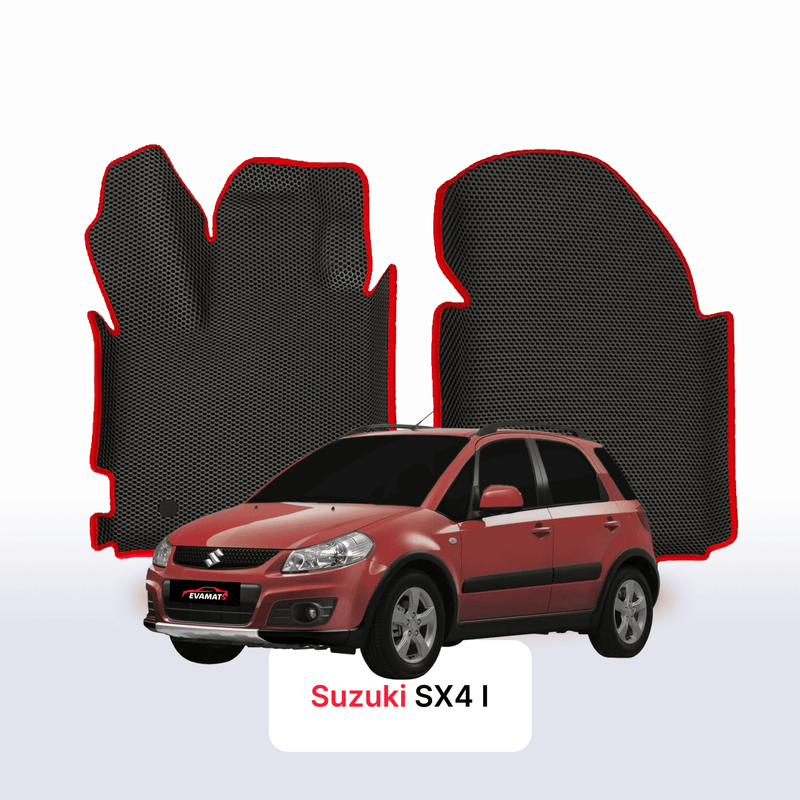 Fußmatten EVA für Suzuki SX4 1 gen 2006-2014 jahr SCHÄGHECK 5 türer