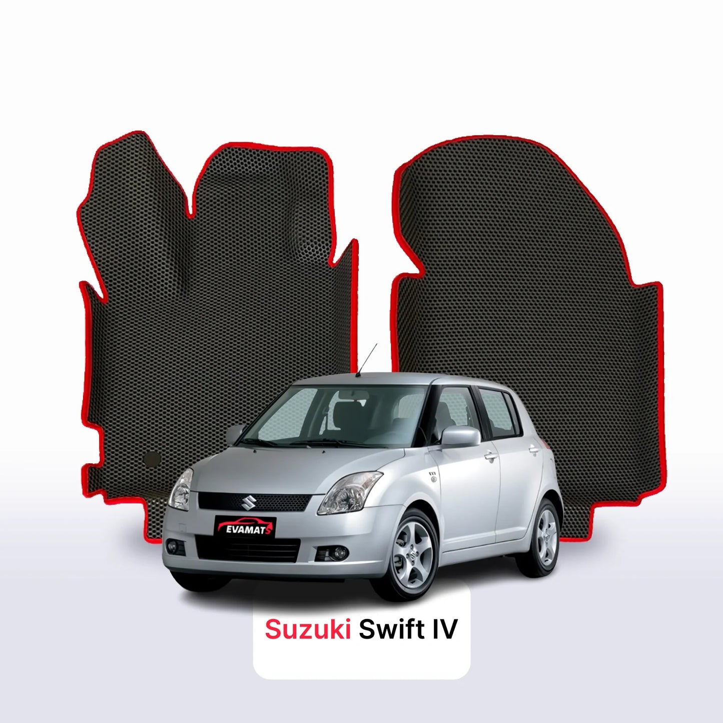Fußmatten EVA für Suzuki Swift 4 gen 2004-2011 jahr SCHÄGHECK 5 türer