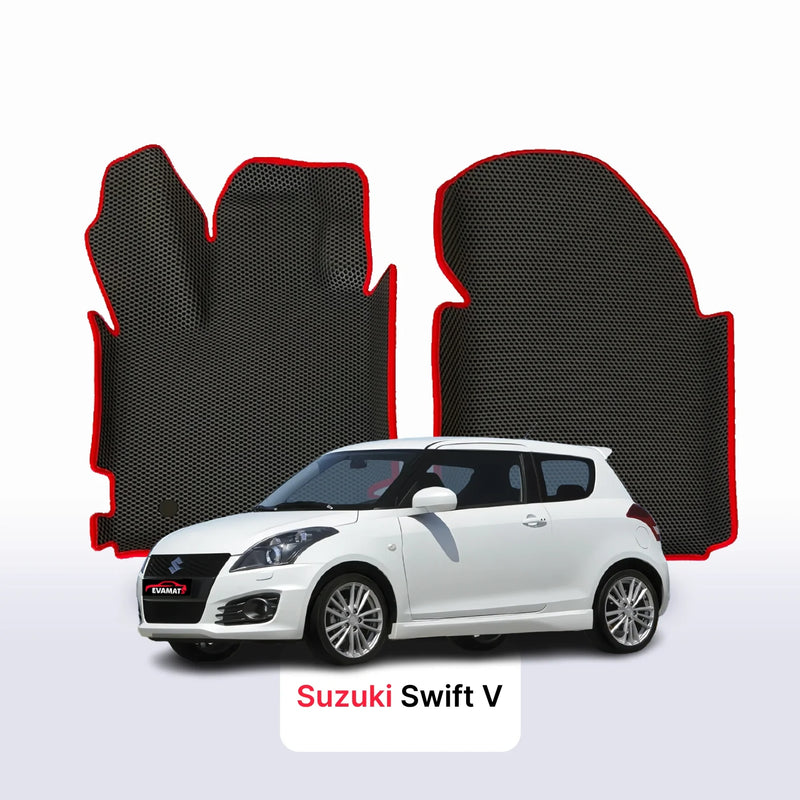 Fußmatten EVA für Suzuki Swift 5 gen 2011-2017 jahr SCHÄGHECK 3 türer