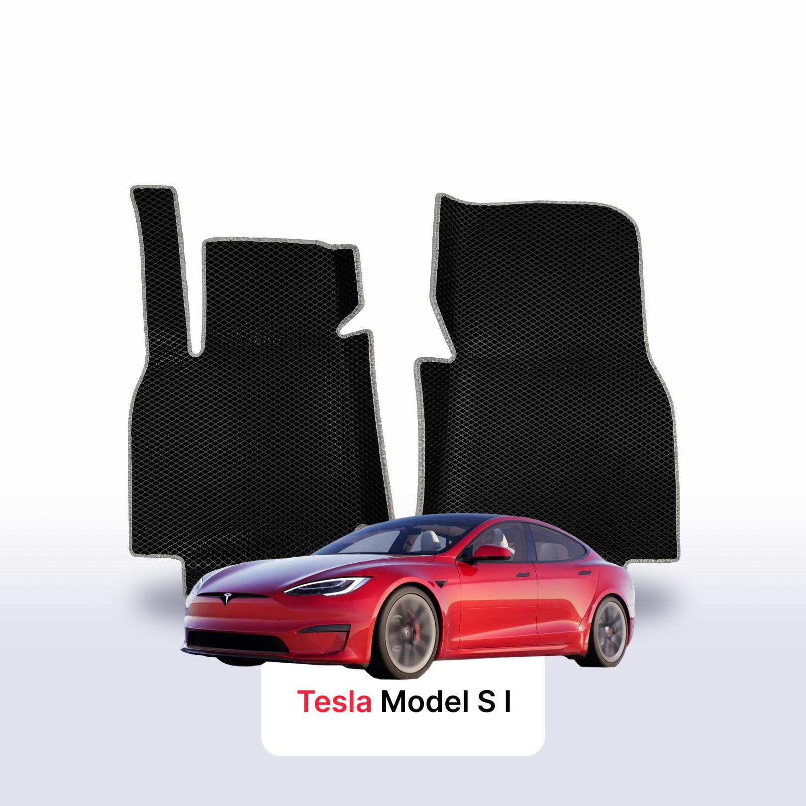 Fußmatten EVA für Tesla Model S (S85D Long Range) 1 gen 2012-2026 jahr LIFTBACK