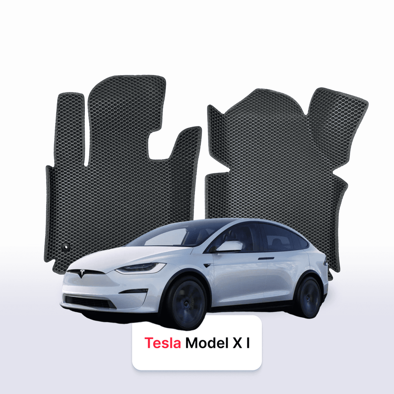 Fußmatten EVA für Tesla Model X 1 gen 2015-2026 jahr Elektrisch SUV 6 sitzer