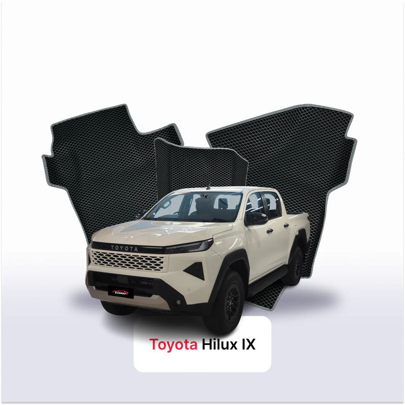 Fußmatten EVA für Toyota Hilux IX gen 2026-2030 jahr PICK-UP doppelkabine