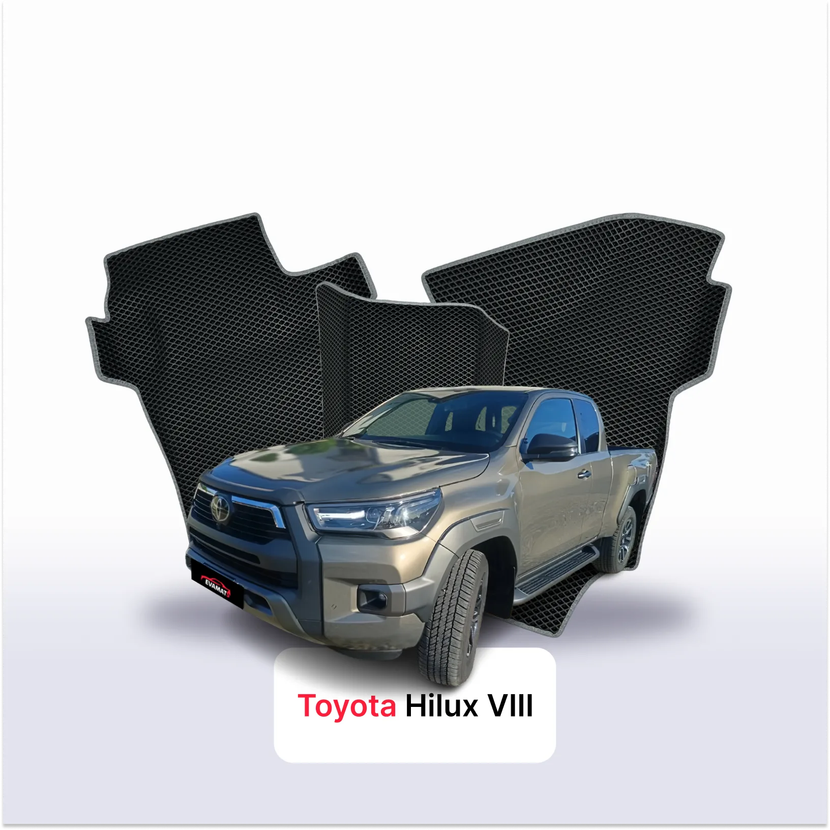 Fußmatten EVA für Toyota Hilux 8 gen 2015-2026 jahr PICK-UP extrakabine
