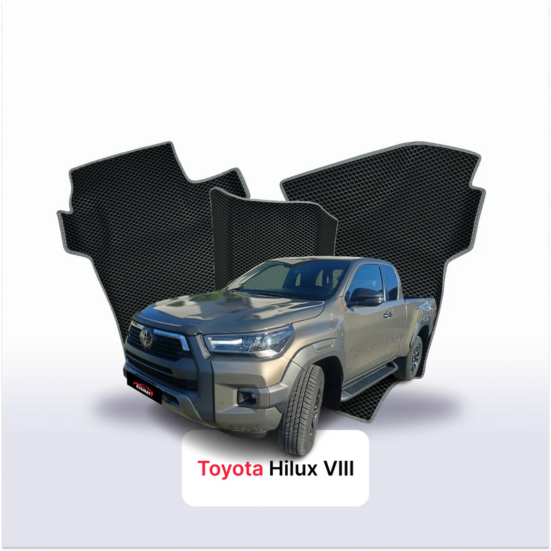 Fußmatten EVA für Toyota Hilux 8 gen 2015-2026 jahr PICK-UP extrakabine
