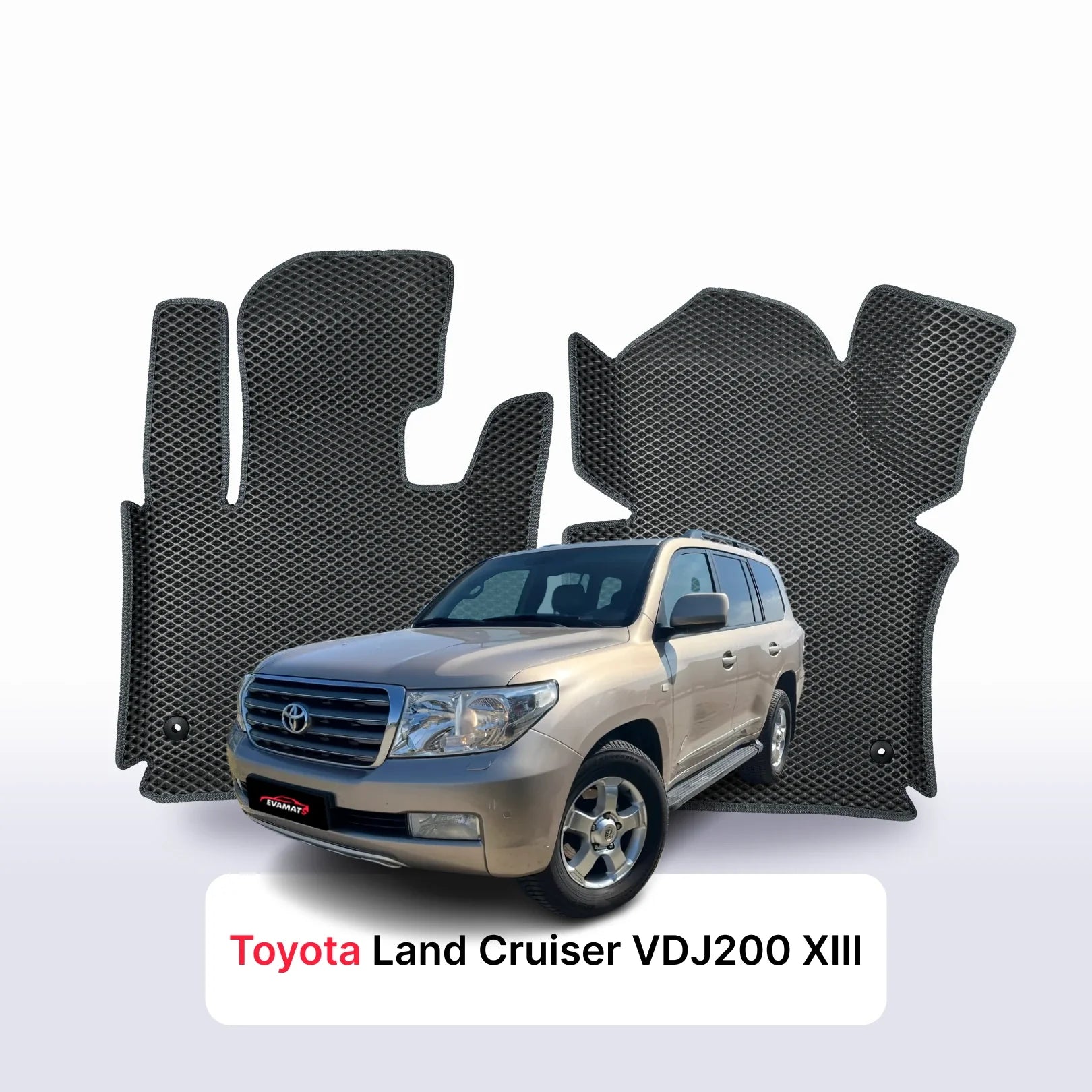 Fußmatten EVA für Toyota Land Cruiser VDJ200 13 gen 2007-2021 jahr SUV 5 türer