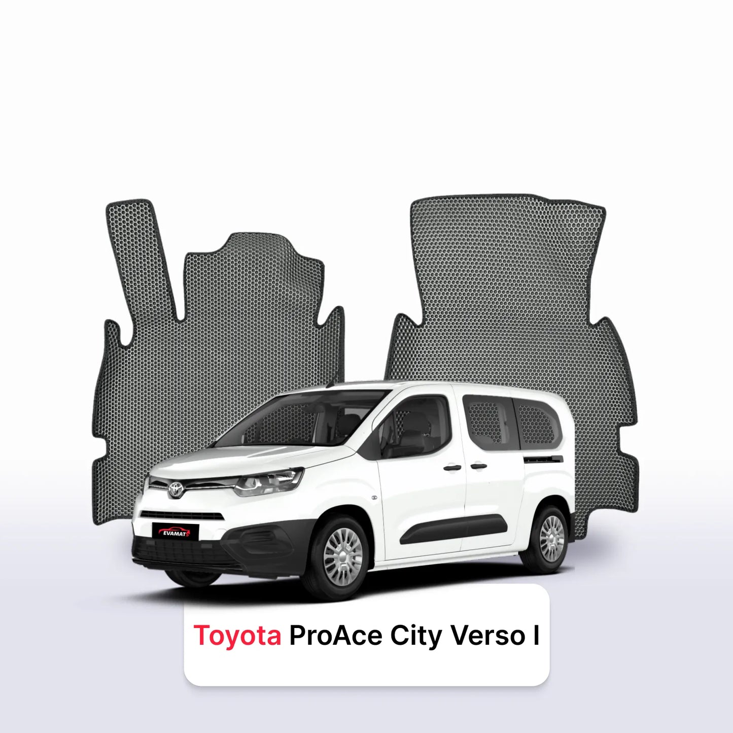 Fußmatten EVA für Toyota ProAce City verso 2019-2028 jahr VAN LONG