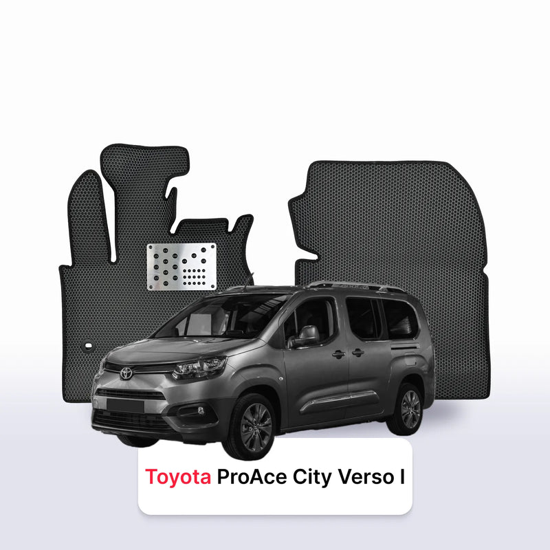 Fußmatten EVA für Toyota ProAce City Verso 2019-2028 jahr LONG MINIVAN