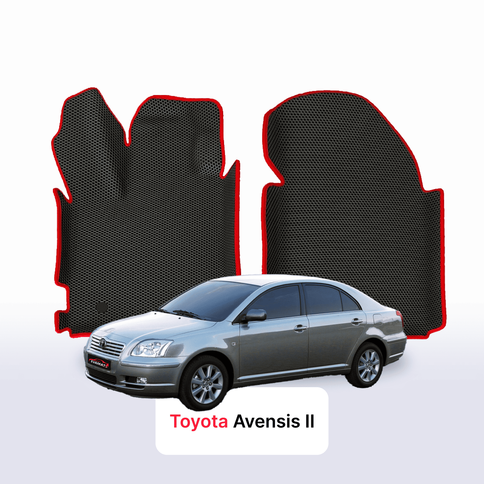 Fußmatten EVA für Toyota Avensis 2 gen 2003-2009 jahr LIFTBACK