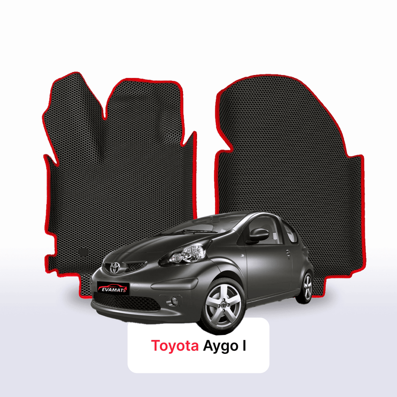 Fußmatten EVA für Toyota Aygo 1 gen 2005-2014 jahr SCHÄGHECK 3 türer
