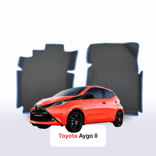 Fußmatten EVA für Toyota Aygo 2 gen 2014-2023 jahr SCHÄGHECK 5 türer