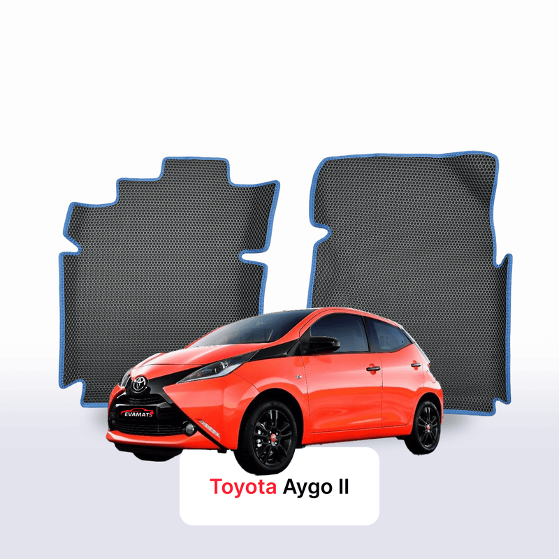 Fußmatten EVA für Toyota Aygo 2 gen 2014-2023 jahr SCHÄGHECK 5 türer