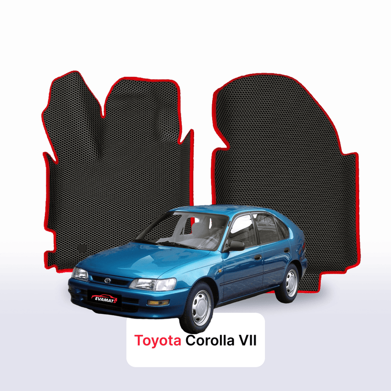 Fußmatten EVA für Toyota Corolla 7 gen 1992-1997 jahr SCHÄGHECK 5 türer