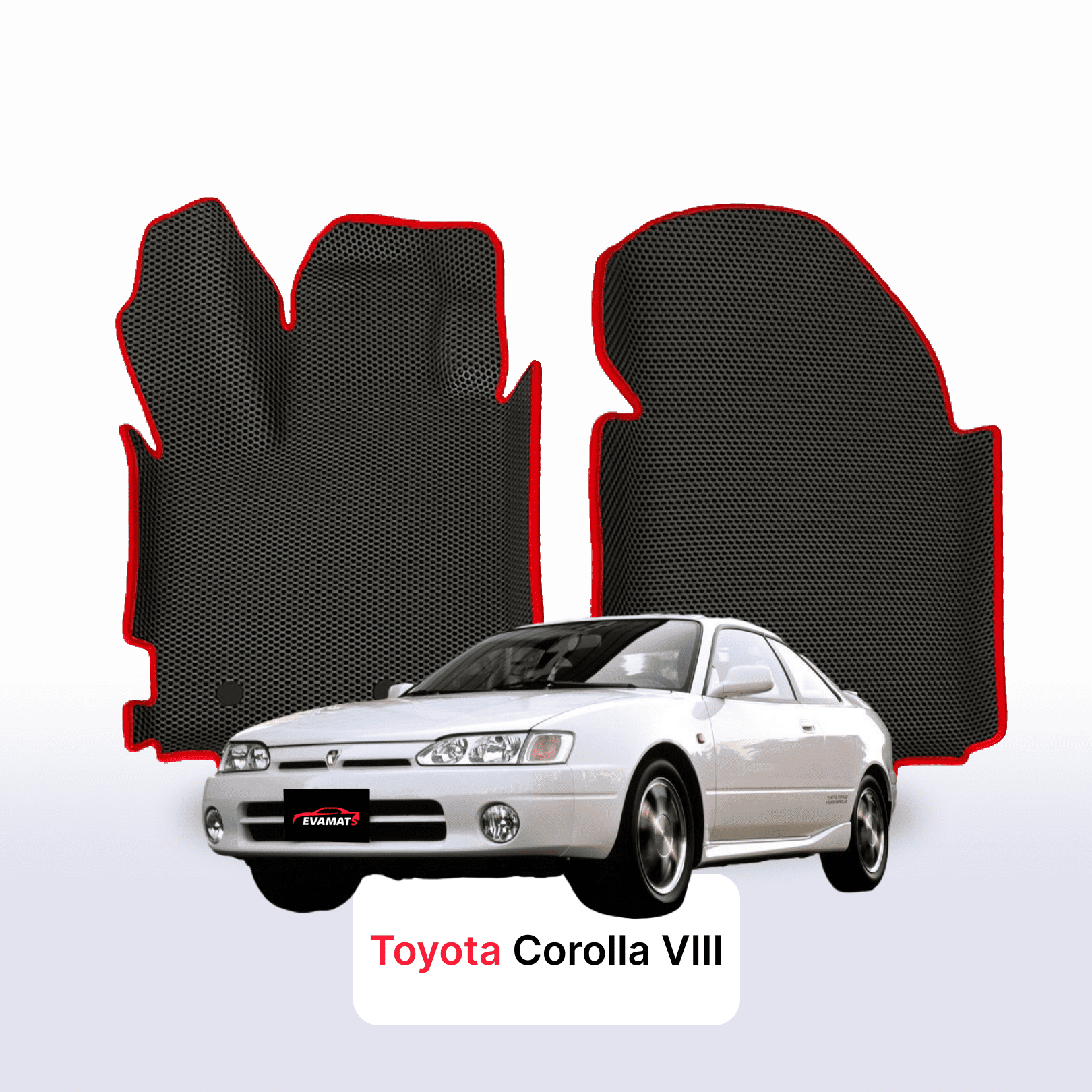 Fußmatten EVA für Toyota Corolla 8 gen 1995-2000 jahr COUPE