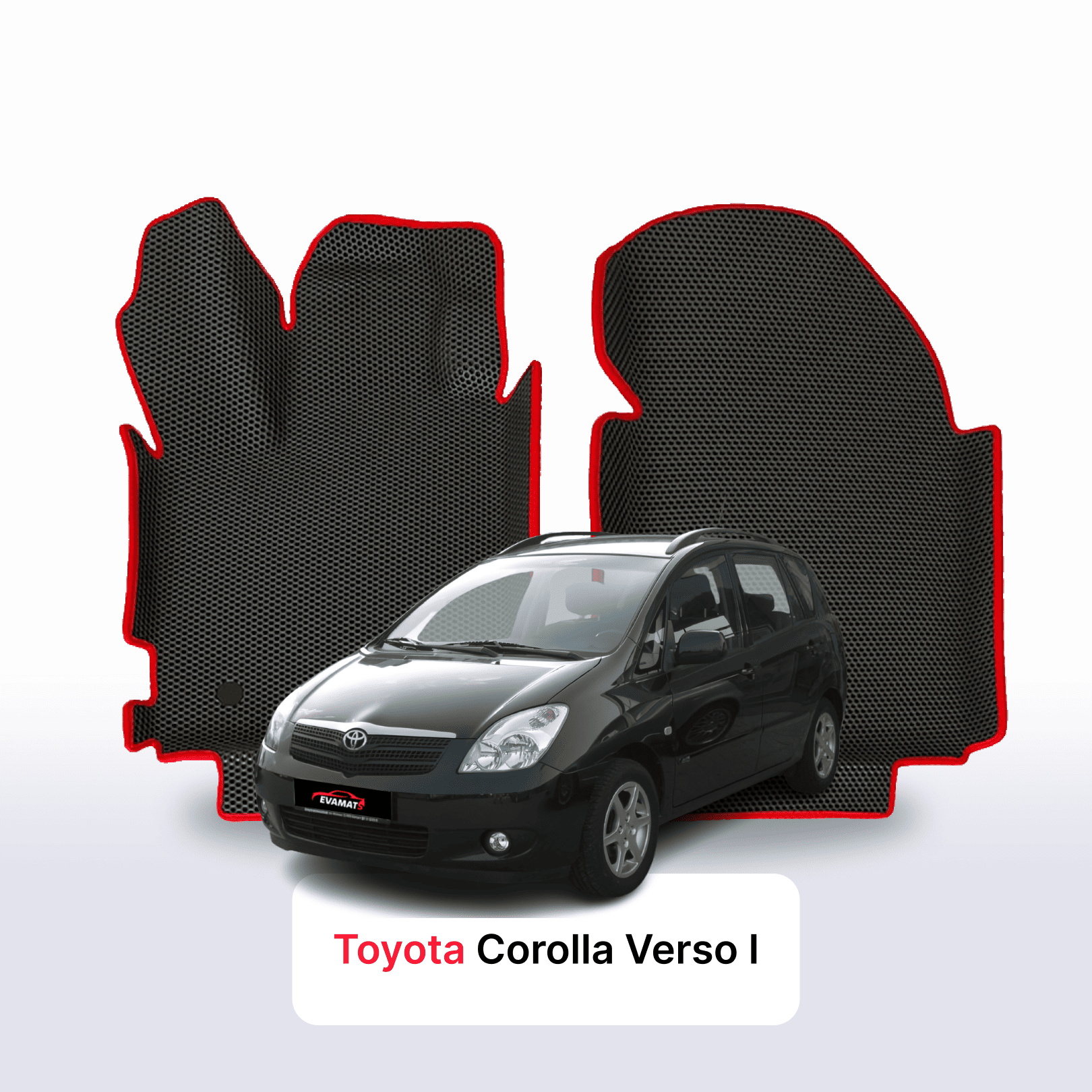 Fußmatten EVA für Toyota Corolla Verso 1 gen 2001-2004 Jahr MINIVAN