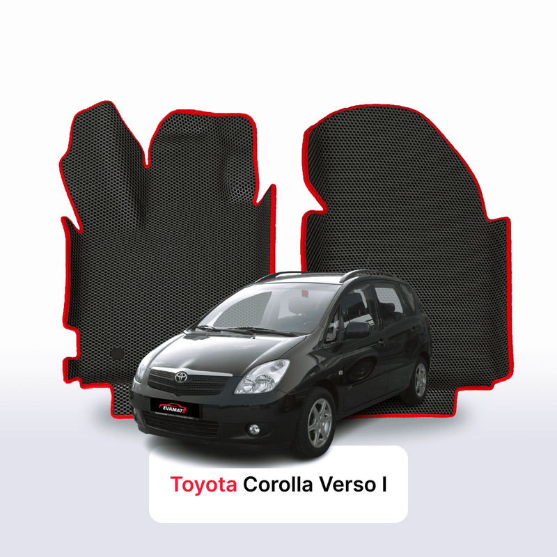 Fußmatten EVA für Toyota Corolla Verso 1 gen 2001-2004 jahr MINIVAN