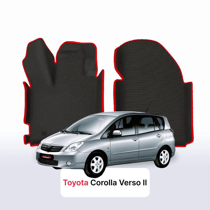 Fußmatten EVA für Toyota Corolla Verso 2 gen 2004-2009 jahr MINIVAN 5 sitzer